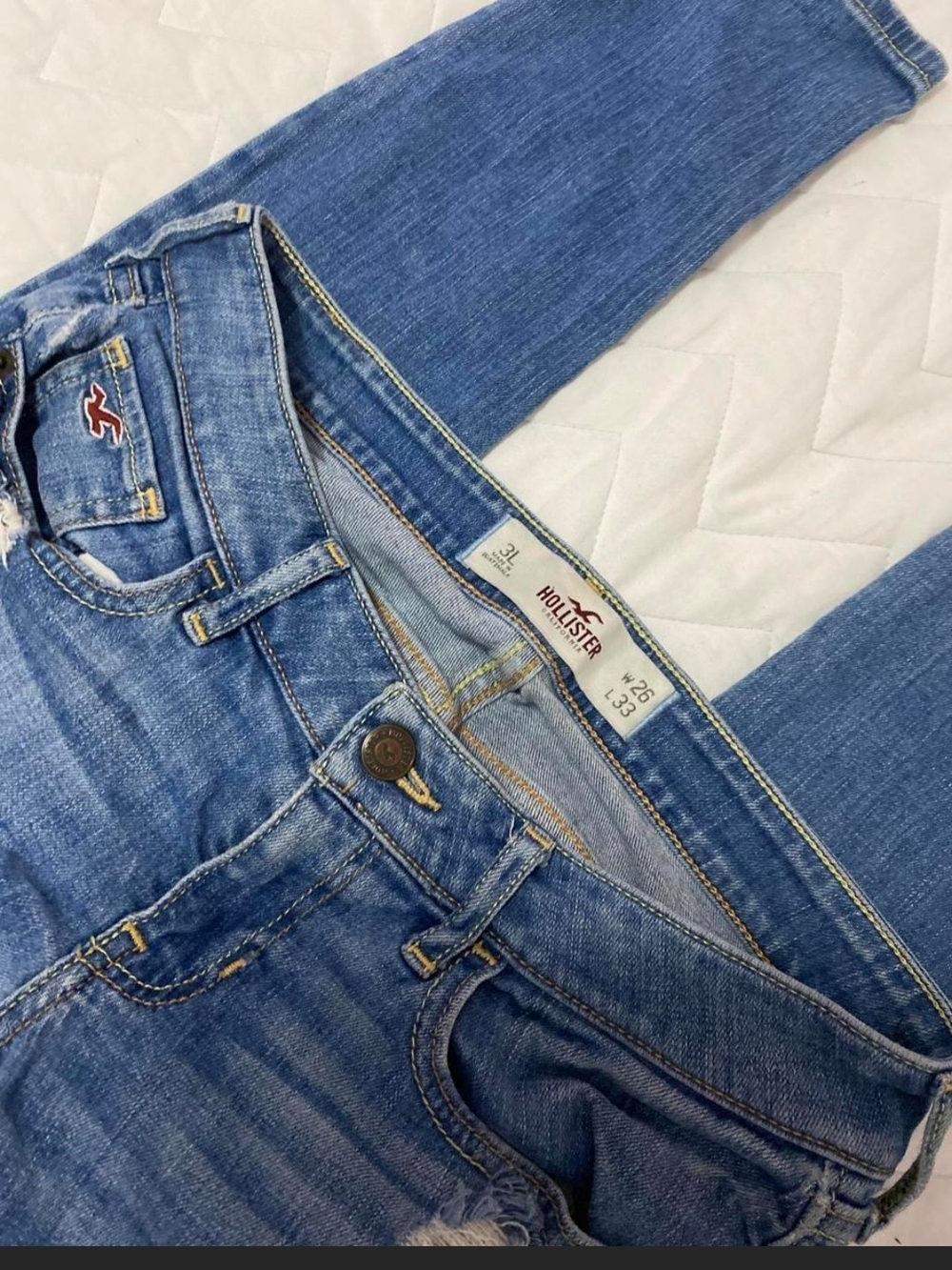 Hollister Women's Light Blue Skinny Jeans